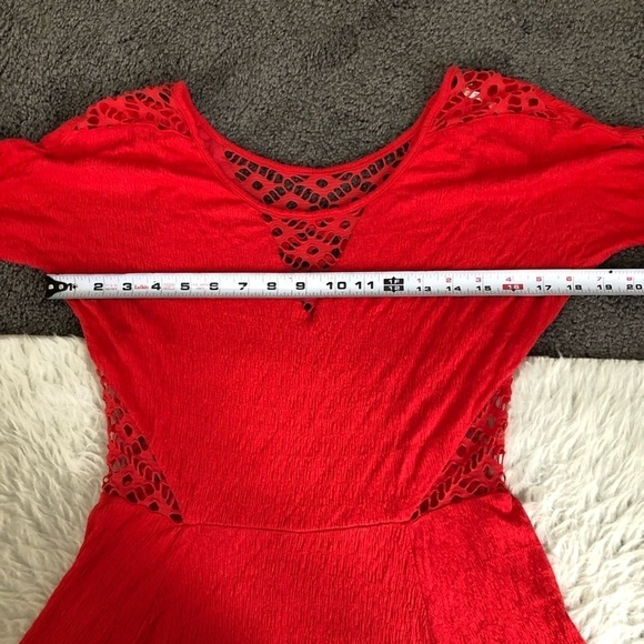 Free People peek a boo fit and flare dress - Picture 10 of 12